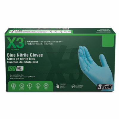 100CT LG BLU Nitr Glove