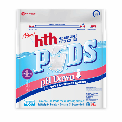 HTH 4LB pH Down Pods