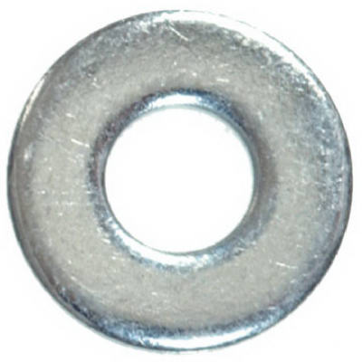 100Pk 1/4" Zinc SAE Flat Washer