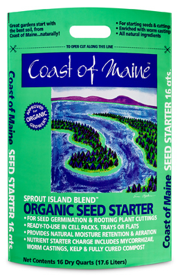 Coast of Maine 16qt Sprout Island Seed Starter Soil