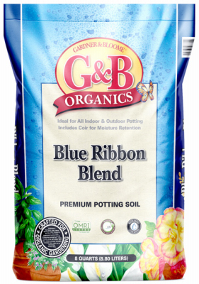 8QT GB BLUE RIBBON POTTING SOIL