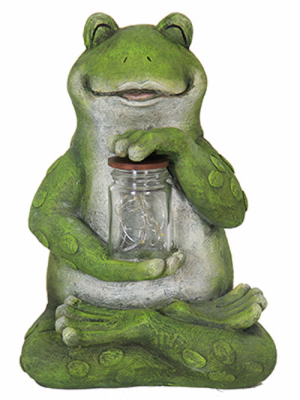 Solar LED Frog/Jar