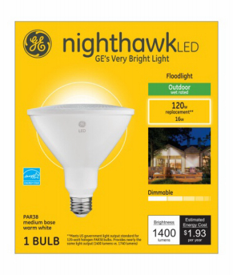 GE 16W Par38 FLD Bulb