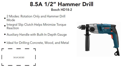 Bosch PWR Tool Cards