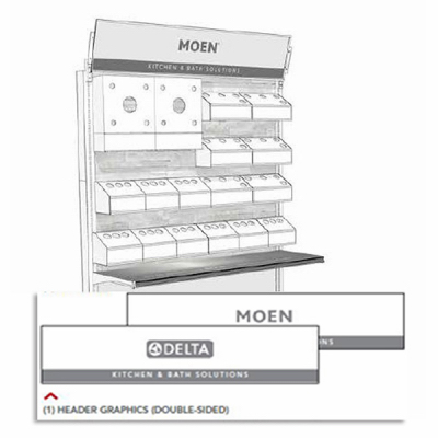 4'Moen Delta Faucet Kit