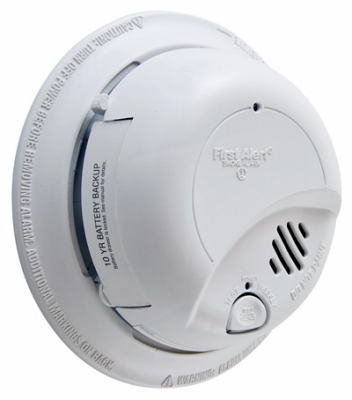 FIRST ALERT 1039939 Smoke Alarm, 120 V, Ionization Sensor, 85 dB, Alarm: