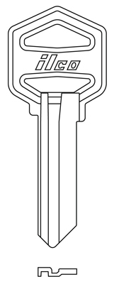 EZ1-KW1 Key Blank