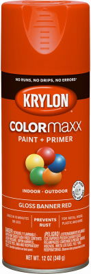 Banner RED Gloss Krylon Colormax
