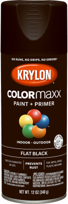 Flat Black Krylon ColorMaxx