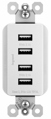 4.2A WHT Quad Charger