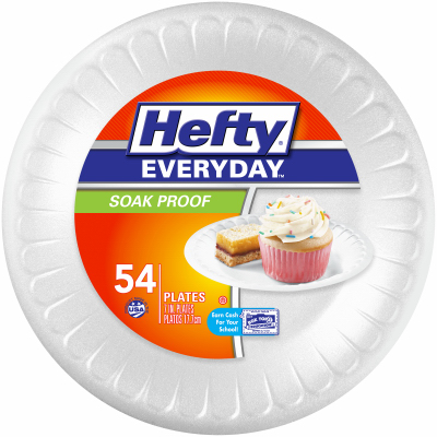 54CT 7" Hefty/Foam Plate