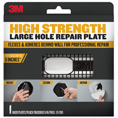 4pk 3m Lrg Wall Repair Patches