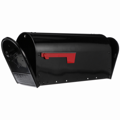 BLK Galv DBL DR Mailbox