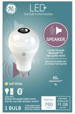 GE 9W SW A21 Speaker Bulb