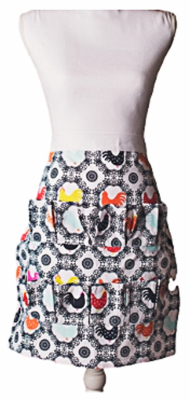 Rooster Egg Half Apron