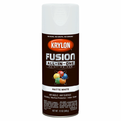 12OZ WHT Matte Paint