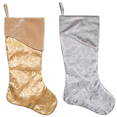 Dyno 1217461CC Satin Stocking, 21 in, Gold/Silver