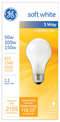 GE 50/150W SW 3WY Bulb