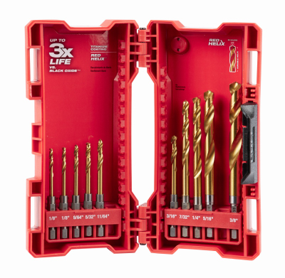 10PC Titanium Bit Set
