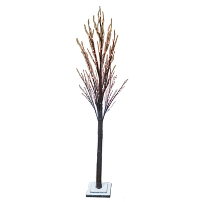 6' BRN LED Twig Tree