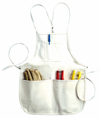 4Pock Canvas Bib Apron