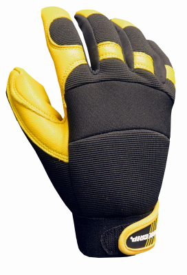 MED LTHR Hybrid Glove