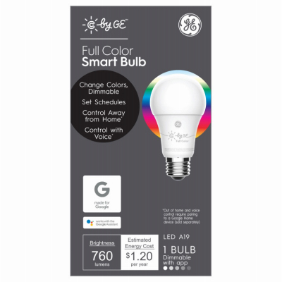 GE 11W C Color A19 Bulb