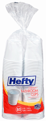 Hefty 80CT 3OZ Bath Cup