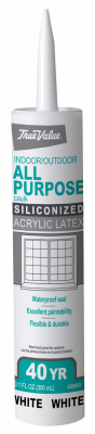 TE 10.1OZ WHT AP Caulk
