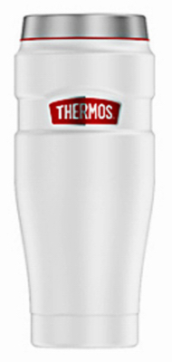 16OZ White Travel Tumbler