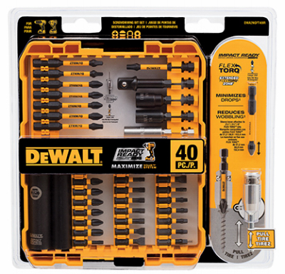 40PC Screw DR Bit Set