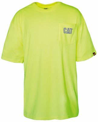 CAT MED Hi YEL S/S Tee