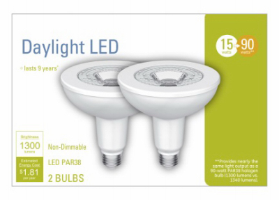 GE2PK 15W DL Par38Bulb