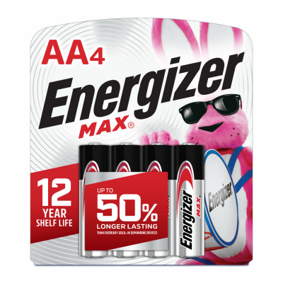 Energizer 4pk AA Alk Battery