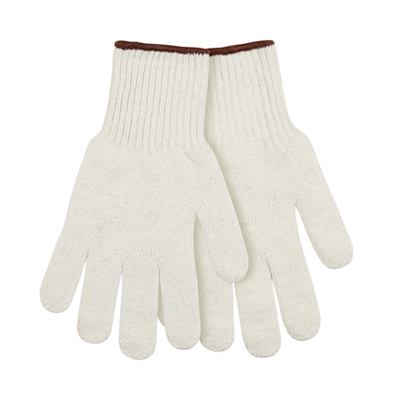 MED WHT Poly/Cott Glove