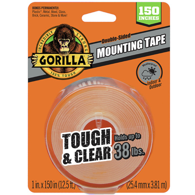 1x150 Clear Mount Tape Gorilla