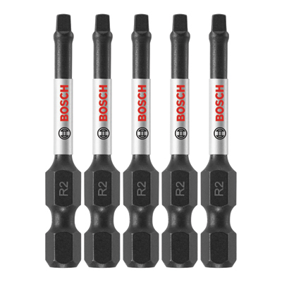 5PK 2" #2 SQ PWR Bit