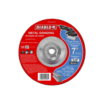 7x1/4x5/8-11 Metal Grind Disc