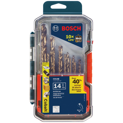 Bosch 14PC Cobalt Drill Bit Set