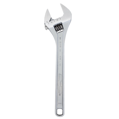 18" CHR ADJ Wrench