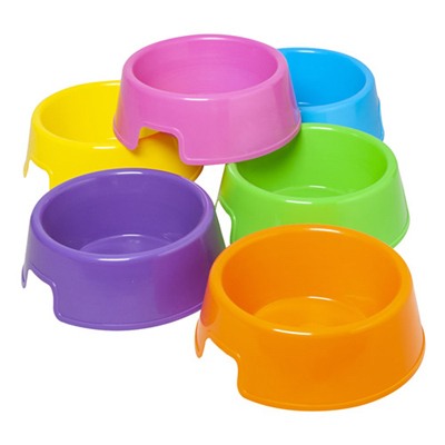 9" 72OZ Plas Pet Bowl