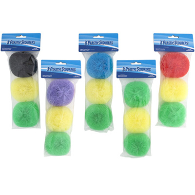 3PK RND Plas Scourer