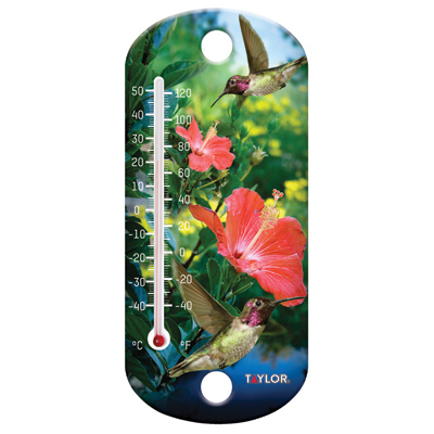 8" Hummingb Thermometer