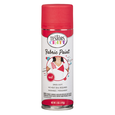 Testors Fabric Paint Red 344360