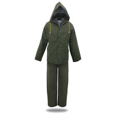 3PC XL GRN Rain Suit