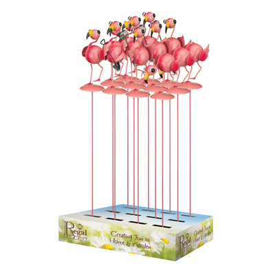 Mini Flamingo Garden Stake