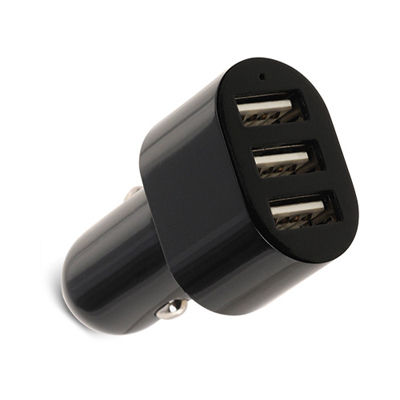 3-Port Car Charger