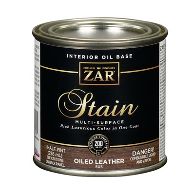 Zar 1/2PT Oil Leather Wood Stain
