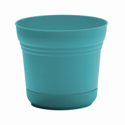 5" Teal Saturn Planter