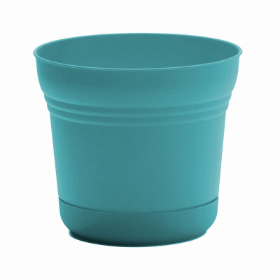 10" Teal Saturn Planter